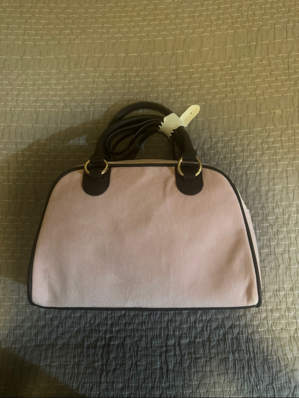 Juicy Couture Retro Chic Bowler Bag Purse - Picture 2 of 3